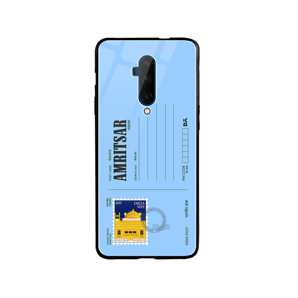 

DailyObjects Amritsar Golden Temple Postcard Glass Case Cover For OnePlus 7T Pro