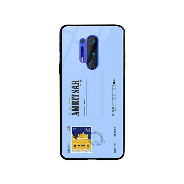 

DailyObjects Amritsar Golden Temple Postcard Glass Case Cover For OnePlus 8 Pro