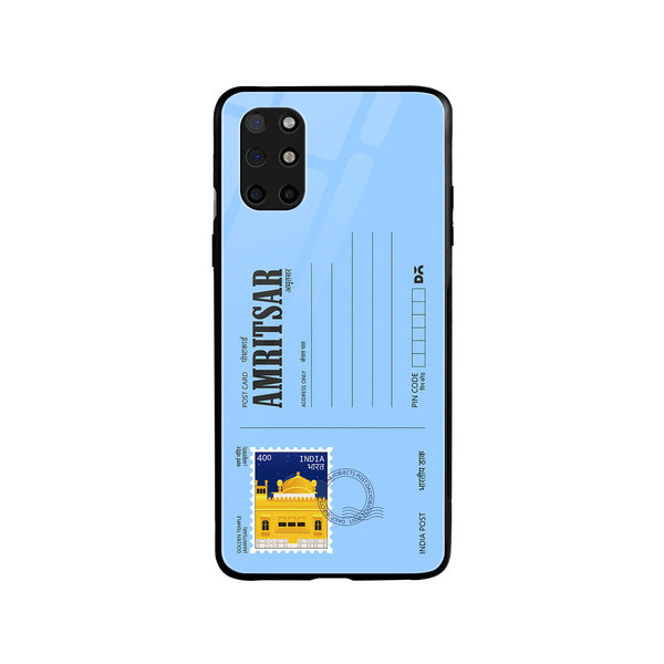

DailyObjects Amritsar Golden Temple Postcard Glass Case Cover For OnePlus 8T