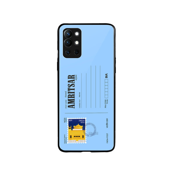 

DailyObjects Amritsar Golden Temple Postcard Glass Case Cover For OnePlus 9R