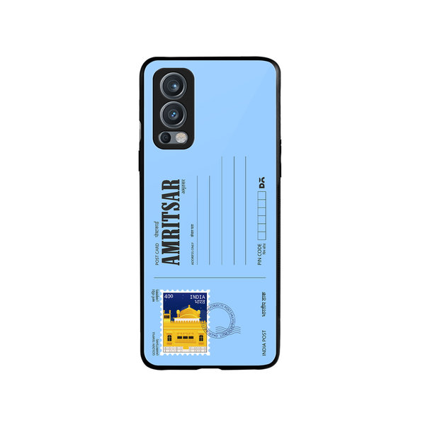 

DailyObjects Amritsar Golden Temple Postcard Glass Case Cover For OnePlus Nord 2