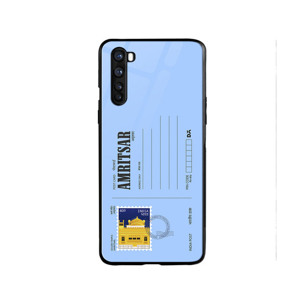 

DailyObjects Amritsar Golden Temple Postcard Glass Case Cover For OnePlus Nord