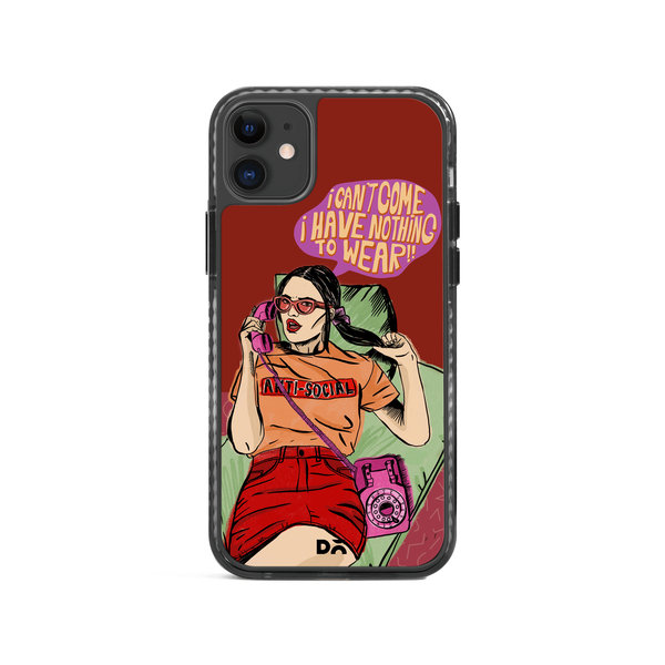 

DailyObjects Anti Social Babe Stride 2.0 Case Cover For iPhone 11