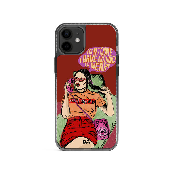 

DailyObjects Anti Social Babe Stride 2.0 Case Cover For iPhone 12