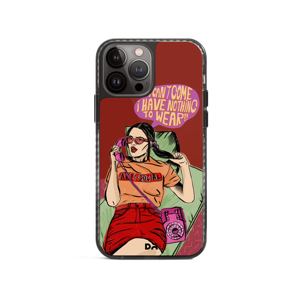 

DailyObjects Anti Social Babe Stride 2.0 Case Cover For iPhone 14 Pro Max