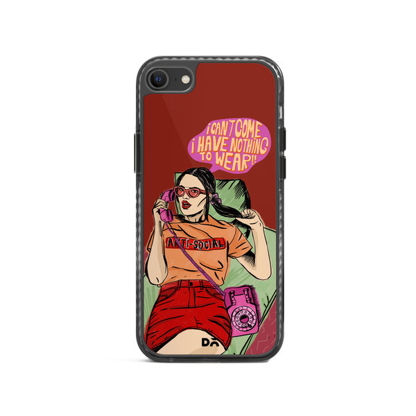 

DailyObjects Anti Social Babe Stride 2.0 Case Cover For iPhone 8