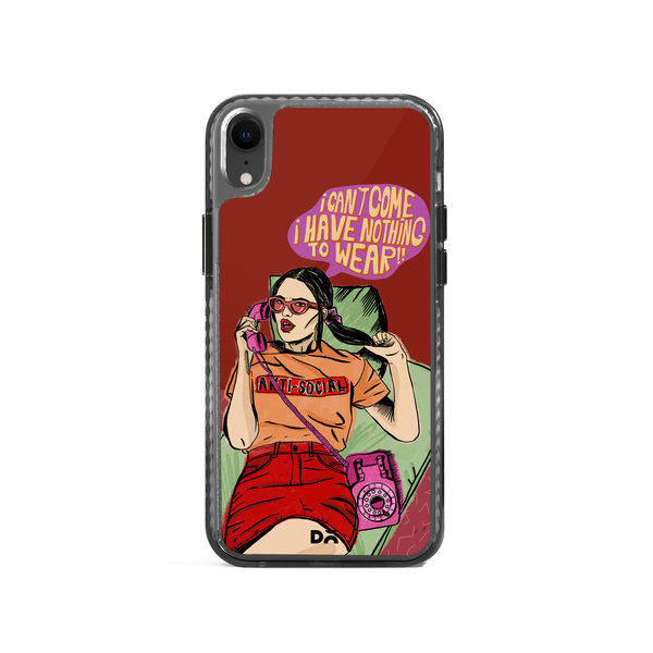 

DailyObjects Anti Social Babe Stride 2.0 Case Cover For iPhone XR