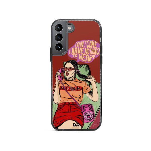 

DailyObjects Anti Social Babe Stride 2.0 Case Cover For Samsung Galaxy S22