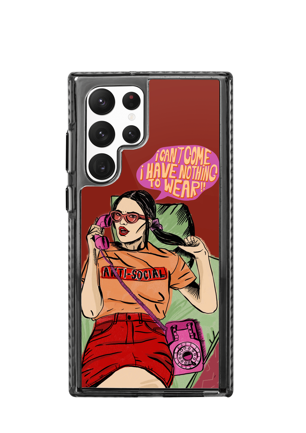 Anti Social Babe Stride 2.0 Case Cover For Samsung Galaxy S23 Ultra