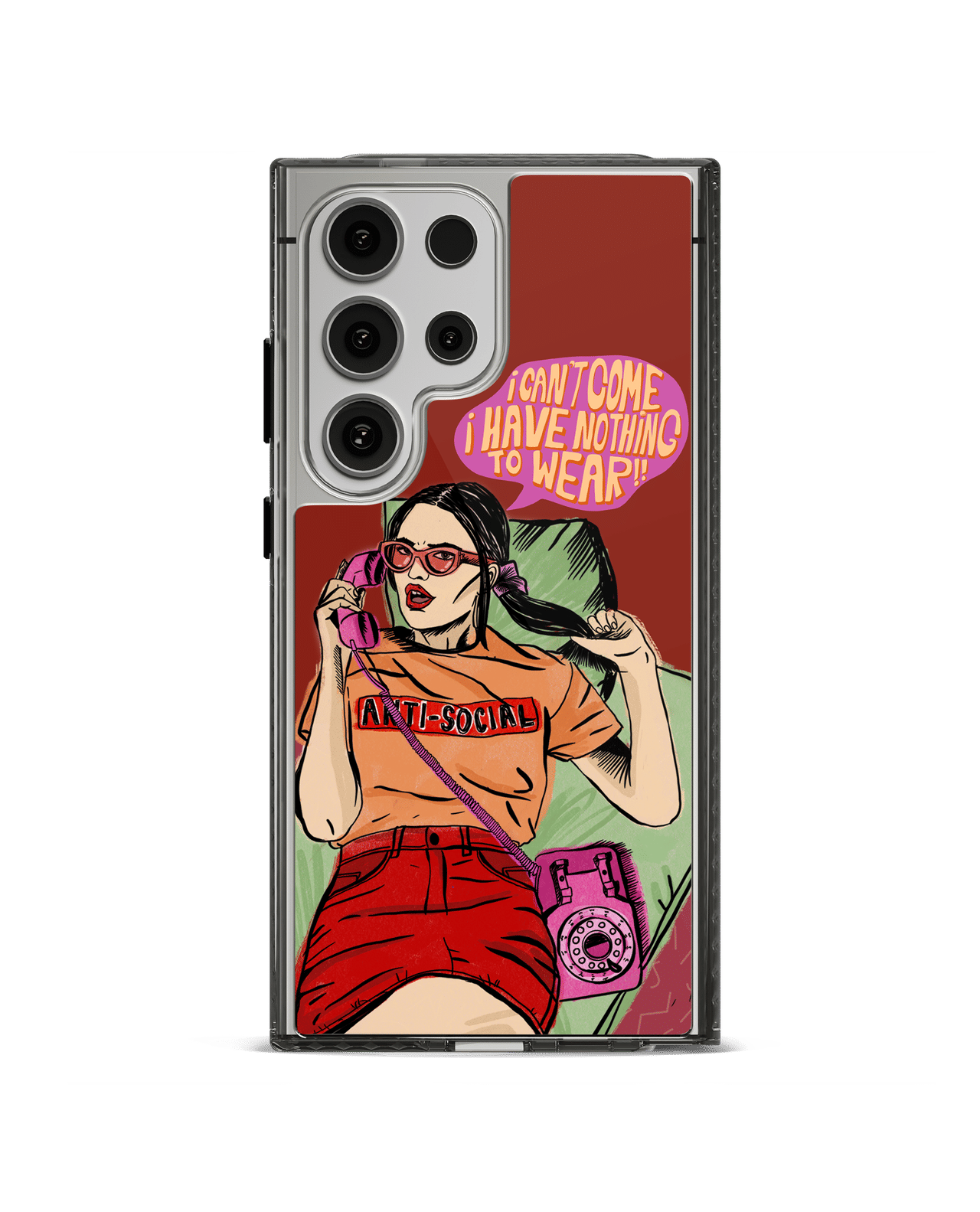 Anti Social Babe Stride 2.0 Case Cover For Samsung Galaxy S24 Ultra