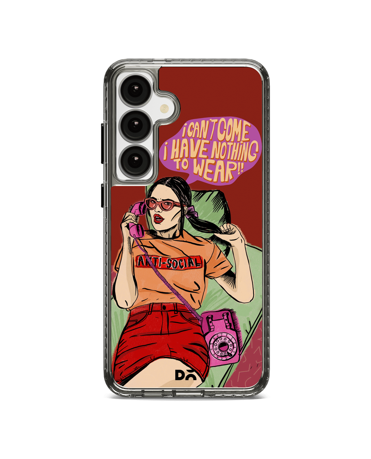 Anti Social Babe Stride 2.0 Case Cover For Samsung Galaxy S25