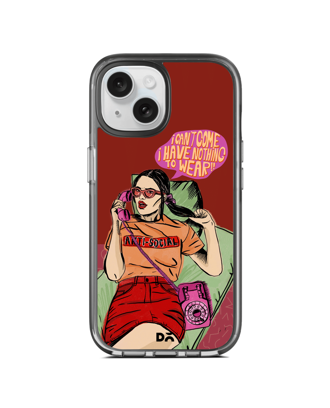 Anti Social Babe Stride 3.0 MagSafe Case Cover For iPhone 15