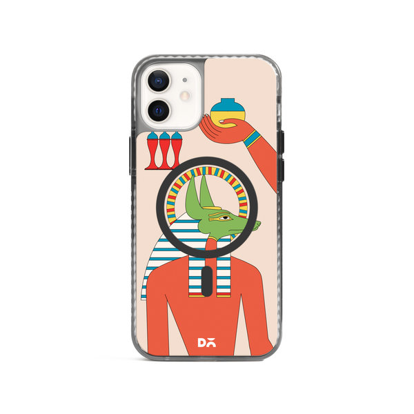 

DailyObjects Anubis Stride 2.0 Clear MagSafe Phone Case Cover For iPhone 12