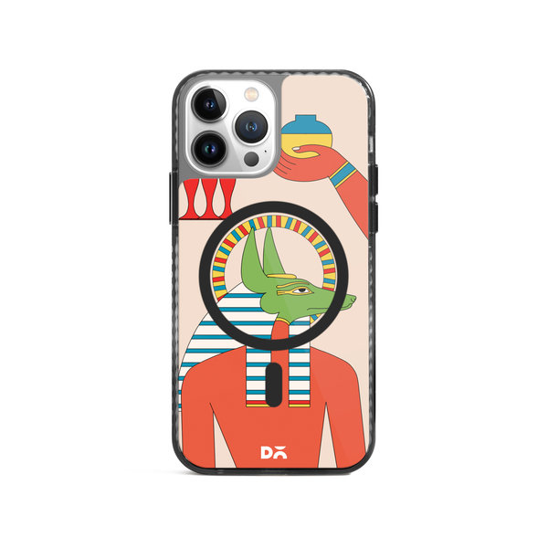 

DailyObjects Anubis Stride 2.0 Clear MagSafe Phone Case Cover For iPhone 14 Pro