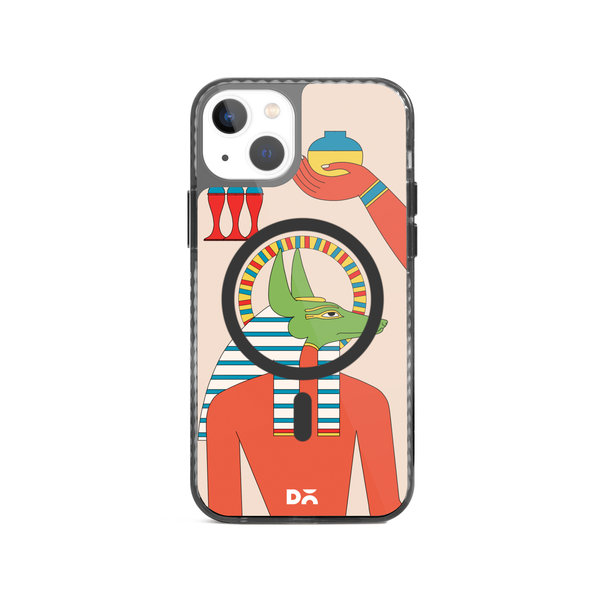 

DailyObjects Anubis Stride 2.0 Clear MagSafe Phone Case Cover For iPhone 15