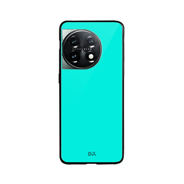 

DailyObjects Aqua Blue Glass Case Cover For OnePlus 11 5G