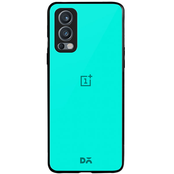 

DailyObjects Aqua Blue Glass Case Cover For OnePlus Nord 2