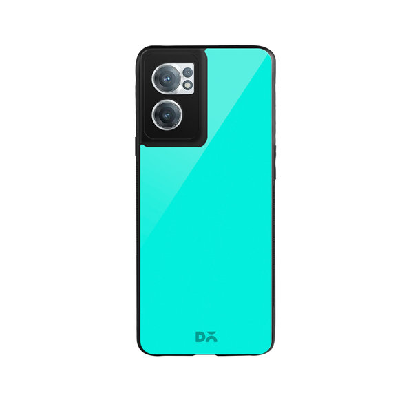 

DailyObjects Aqua Blue Glass Case Cover For OnePlus Nord CE 2