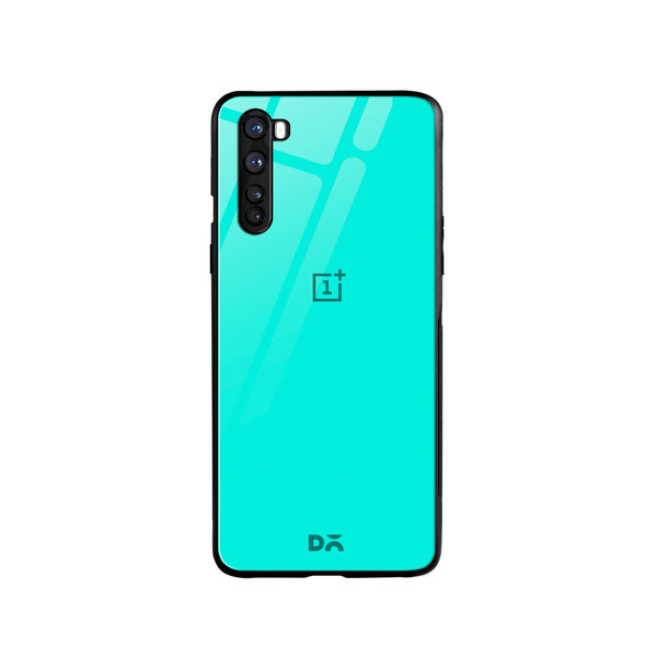 

DailyObjects Aqua Blue Glass Case Cover For OnePlus Nord