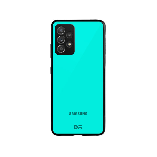 DailyObjects Aqua Blue Glass Case Cover For Samsung Galaxy A52