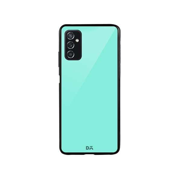 

DailyObjects Aqua Blue Glass Case Cover For Samsung Galaxy M52