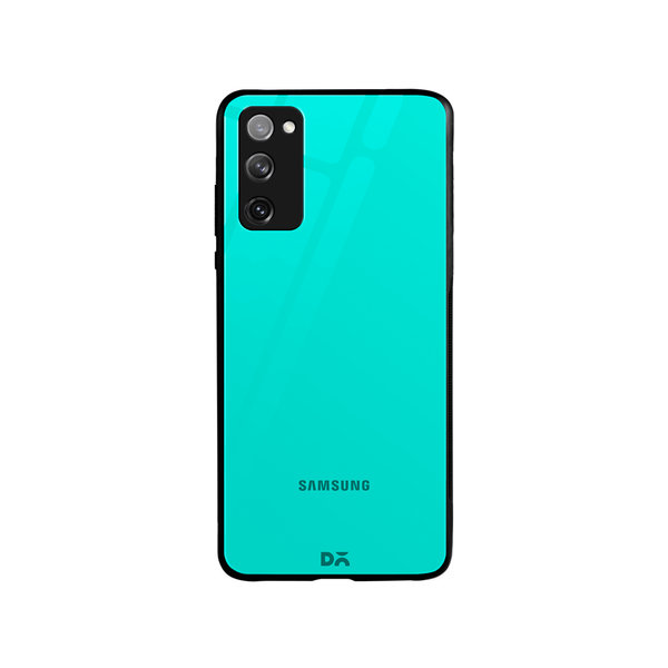

DailyObjects Aqua Blue Glass Case Cover For Samsung Galaxy S20 FE