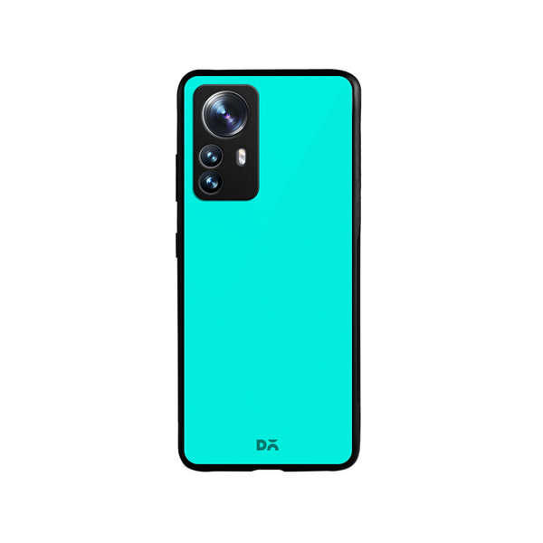 

DailyObjects Aqua Blue Glass Case Cover For Xiaomi 12 Pro