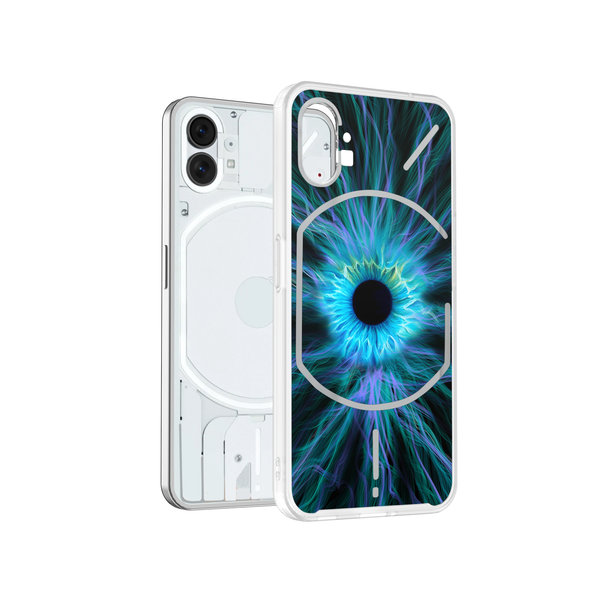 

DailyObjects Aqua Psyc Frosted Case Cover For Nothing Phone 1