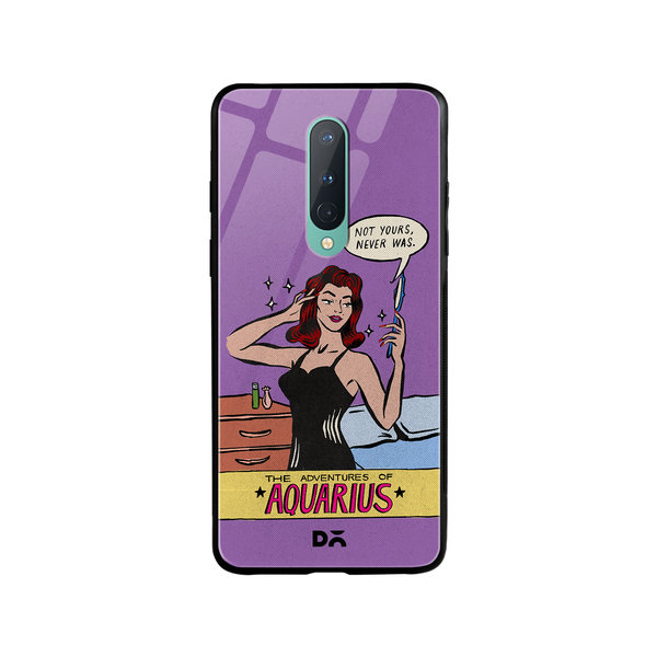 

DailyObjects Aquarius Glass Case Cover For OnePlus 8
