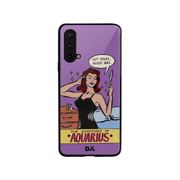 

DailyObjects Aquarius Glass Case Cover For OnePlus Nord CE