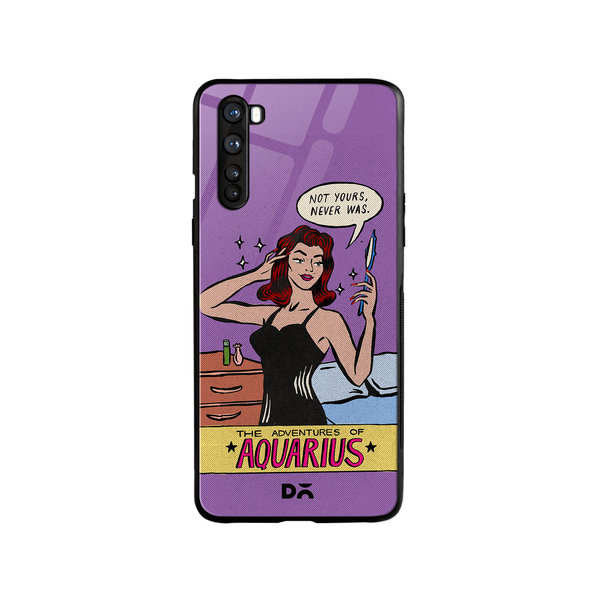 

DailyObjects Aquarius Glass Case Cover For OnePlus Nord