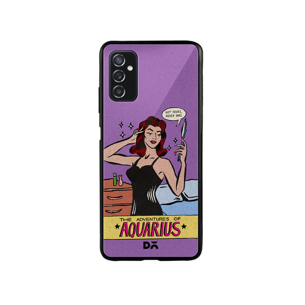 

DailyObjects Aquarius Glass Case Cover For Samsung Galaxy M52