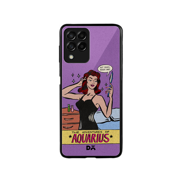 

DailyObjects Aquarius Glass Case Cover For Samsung Galaxy M53