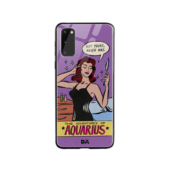 

DailyObjects Aquarius Glass Case Cover For Samsung Galaxy S20
