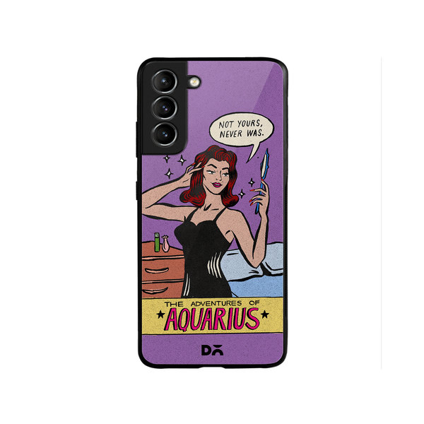 

DailyObjects Aquarius Glass Case Cover For Samsung Galaxy S22