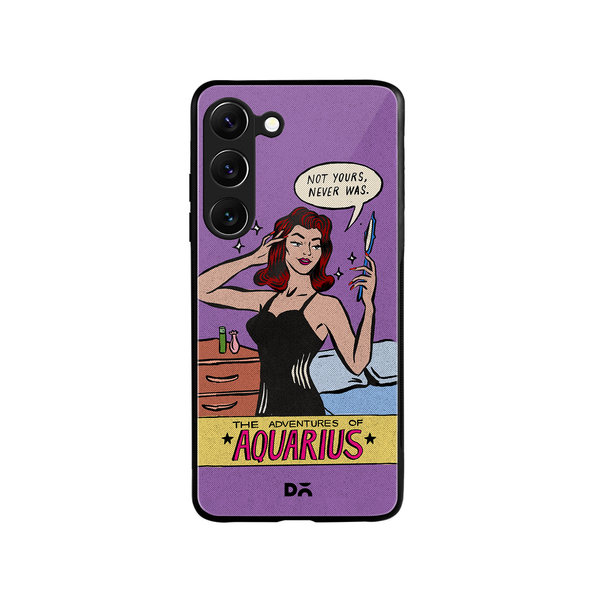 

DailyObjects Aquarius Glass Case Cover For Samsung Galaxy S23