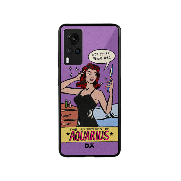 DailyObjects Aquarius Glass Case Cover For Vivo X60