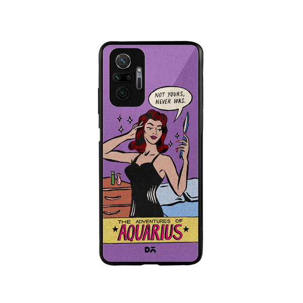

DailyObjects Aquarius Glass Case Cover For Xiaomi Redmi Note 10 Pro