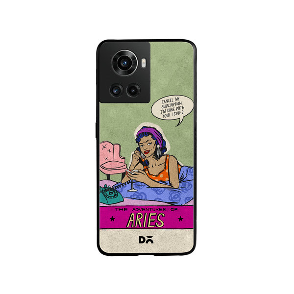 

DailyObjects Aries Glass Case Cover For OnePlus 10R