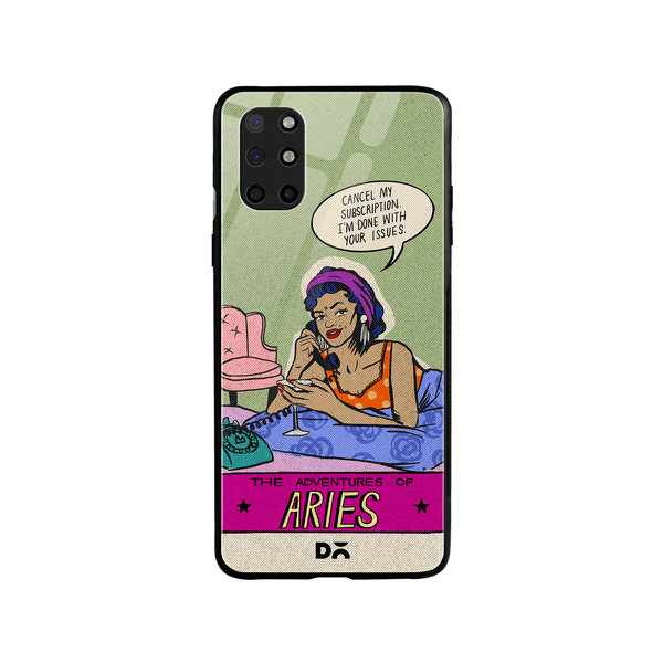 

DailyObjects Aries Glass Case Cover For OnePlus 8T