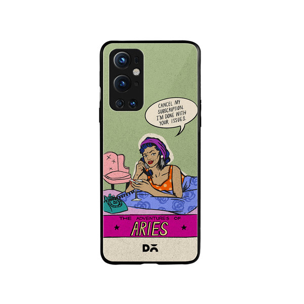 

DailyObjects Aries Glass Case Cover For OnePlus 9 Pro