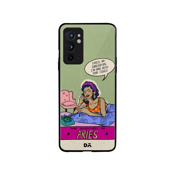 

DailyObjects Aries Glass Case Cover For OnePlus 9RT