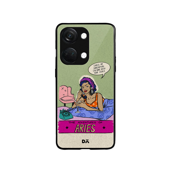 

DailyObjects Aries Glass Case Cover For OnePlus Nord 3