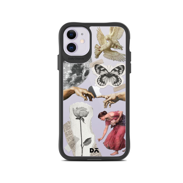 

DailyObjects Art Affair Black Hybrid Clear Case Cover For iPhone 11