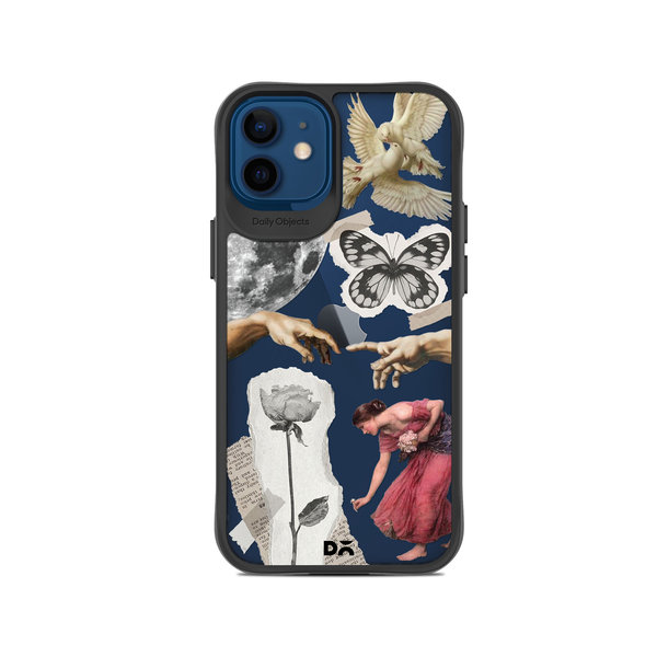 

DailyObjects Art Affair Black Hybrid Clear Case Cover For iPhone 12