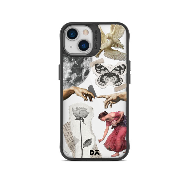 

DailyObjects Art Affair Black Hybrid Clear Case Cover For iPhone 14 Plus