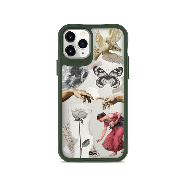 DailyObjects Art Affair Green Hybrid Clear Case Cover For iPhone 11 Pro Max
