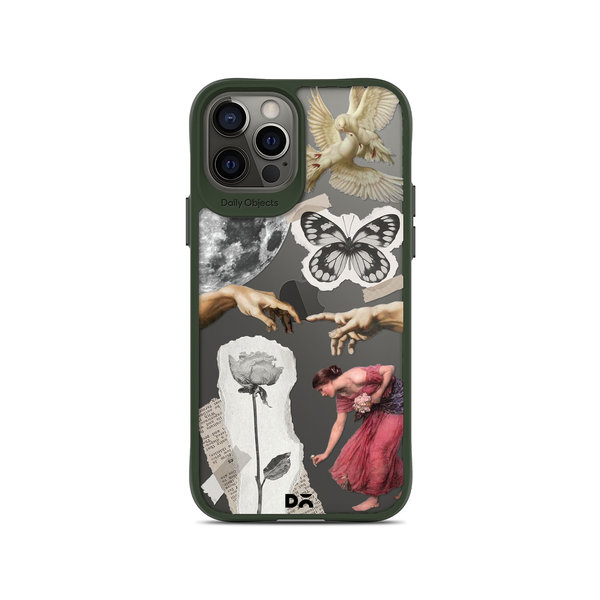 

DailyObjects Art Affair Green Hybrid Clear Case Cover For iPhone 12 Pro Max