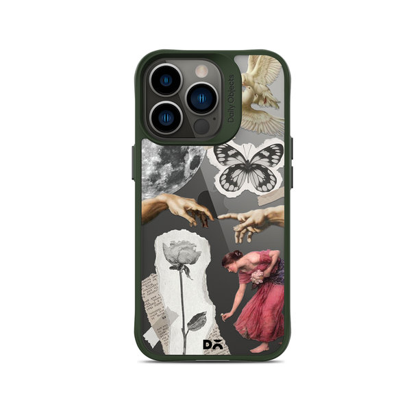 

DailyObjects Art Affair Green Hybrid Clear Case Cover For iPhone 13 Pro Max
