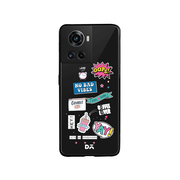 

DailyObjects Attitude Glass Case Cover For OnePlus 10R